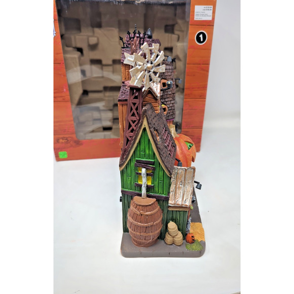 Lemax Spooky Town CREEPY PUMPKIN PATCH #45210 2024 Facade LED Lit * Fast ship - Picture 4 of 7